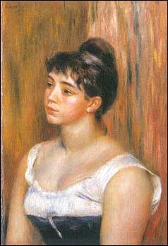 Portrait de Suzanne Valadon di Renoir