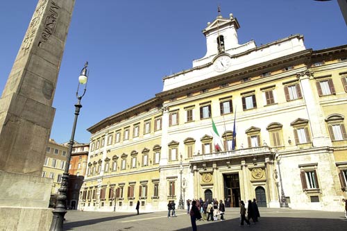 Palazzo Montecitorio e l'Obelisco