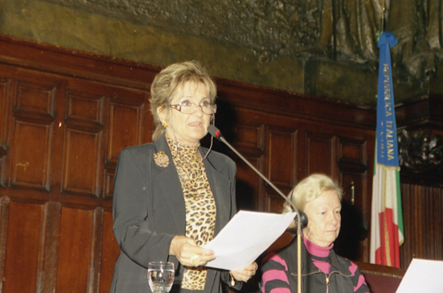 Intervento dell'on. Maria Burani Procaccini, Presidente della Commissione parlamentare per l'infanzia alla conclusione dei lavori.